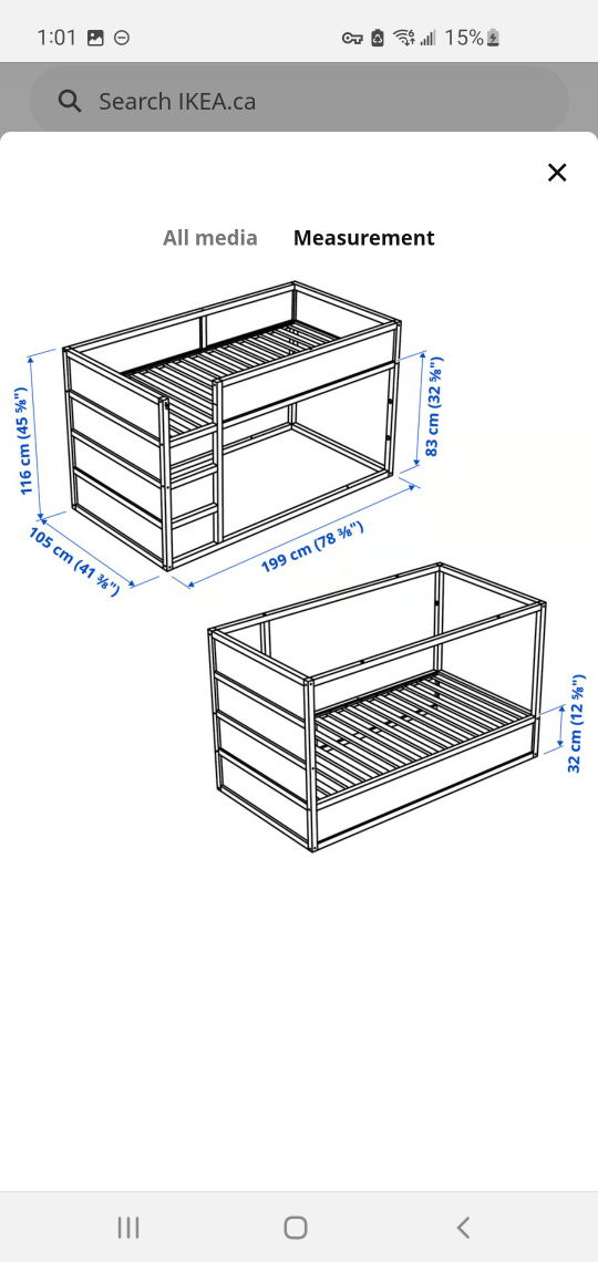 IKEA Loft Bed Frame - photo 4