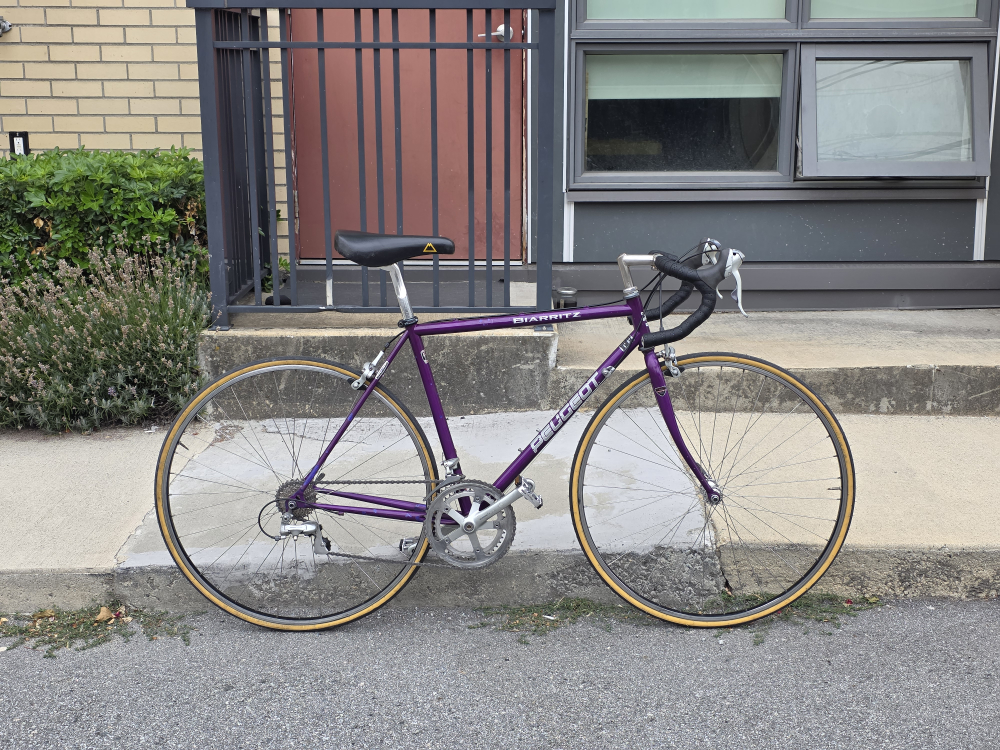Refurbished Vintage Peugeot Biarritz Road Bike