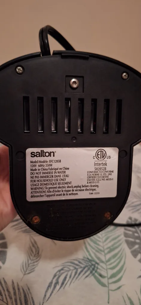 Salton Essentials Black Single Cup Coffee Maker image indicator(9)