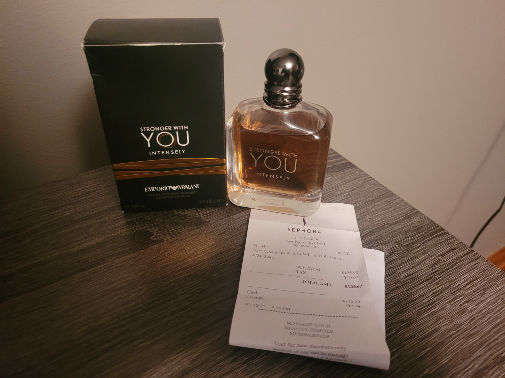 Emporio Armani Stronger With You Intensely 3.3oz