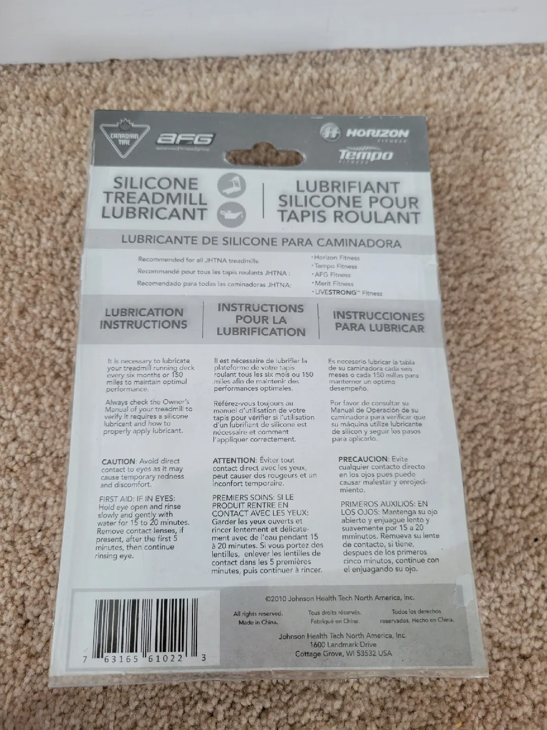 Silicone Treadmill Lubricant image indicator(2)