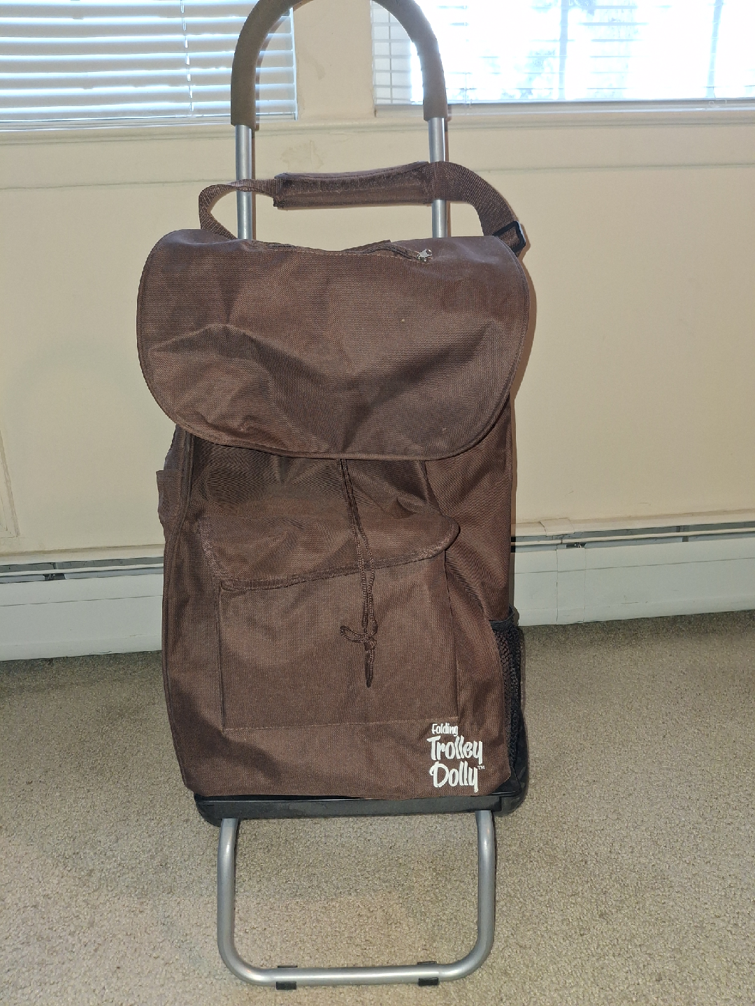 Folding Trolley Dolly - Brown