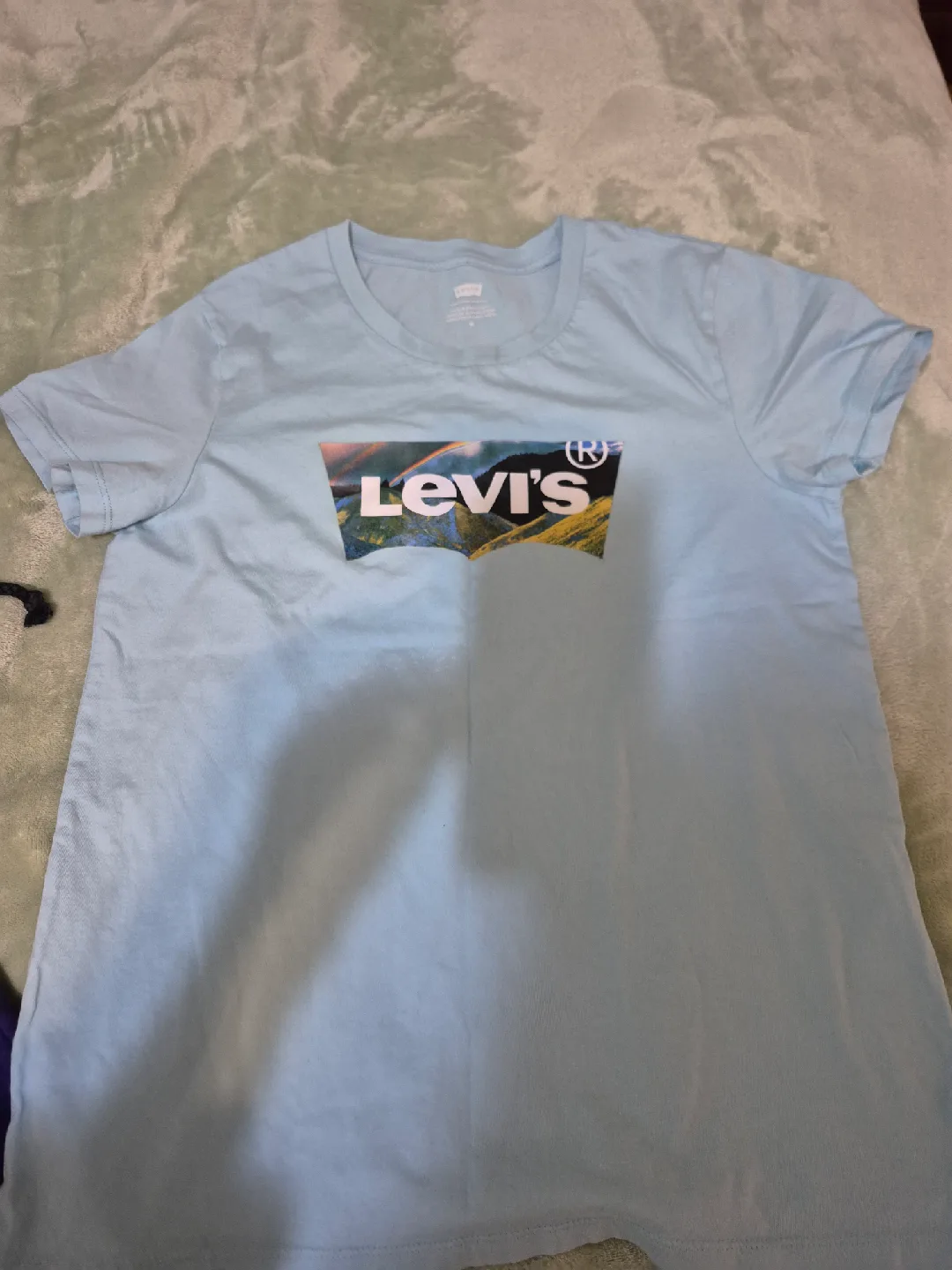 Levi's T-Shirt - Size M - Light Blue thumbnail