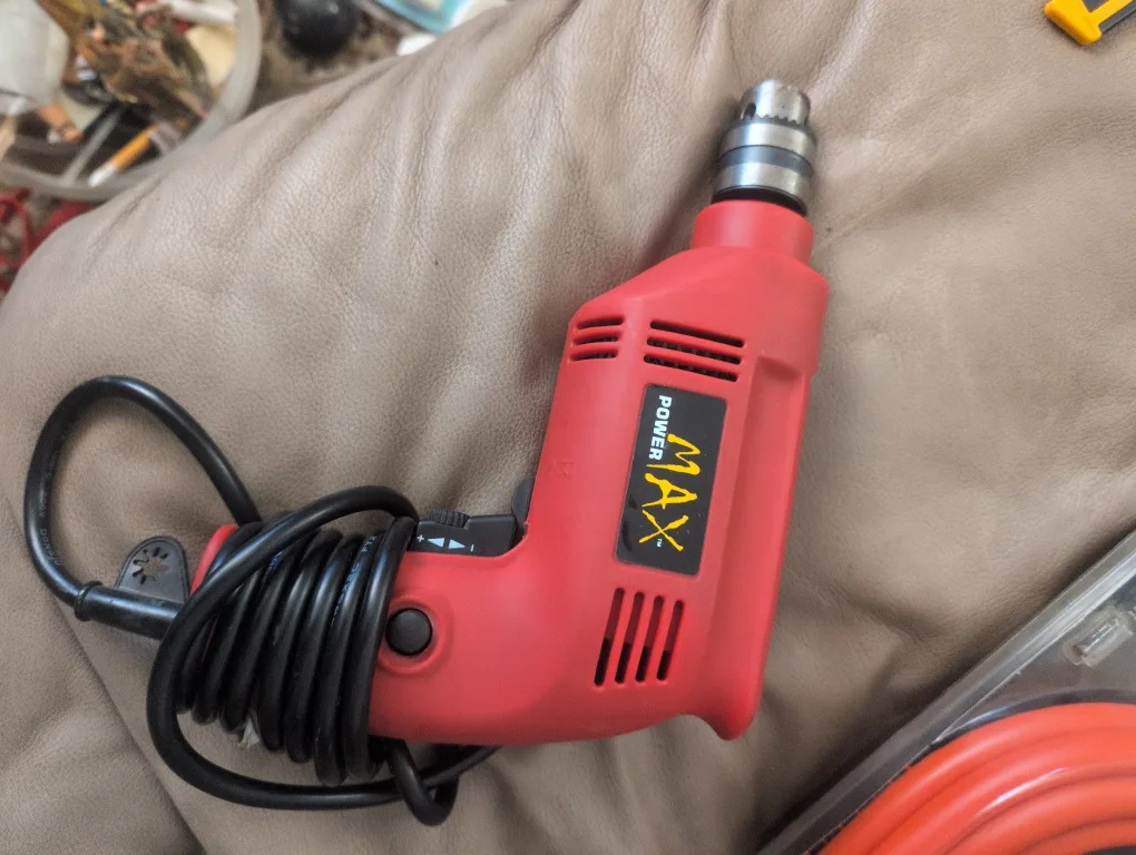 Power Max Red Electric Drill thumbnail