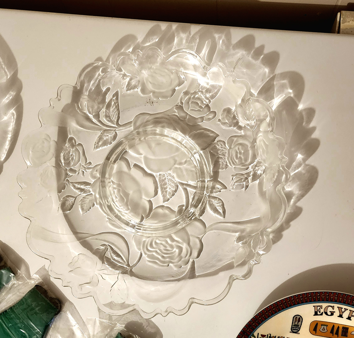 Rose Serving Dish