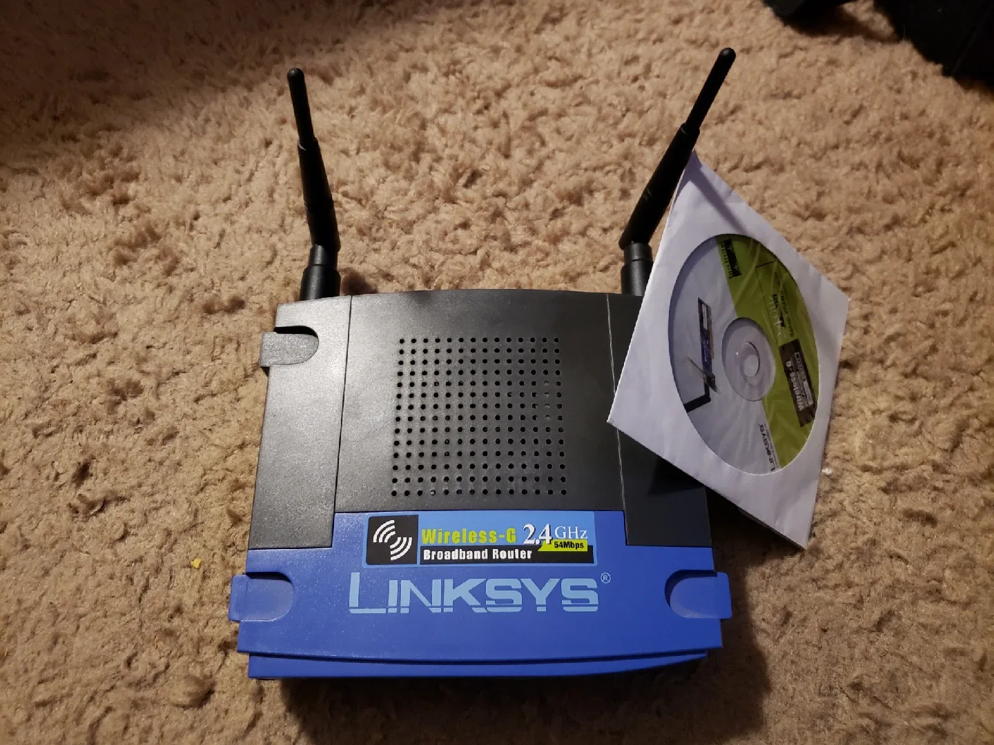 Linksys Wireless-G Broadband Router WRT54G image indicator(2)