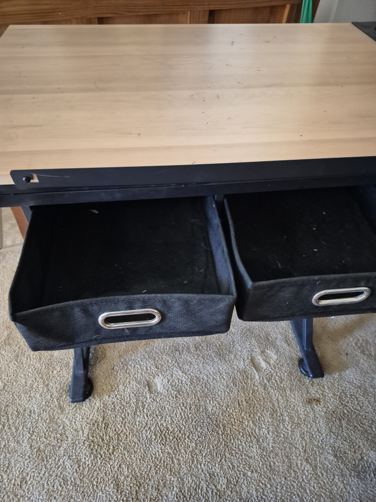 Drafting Table/Art Desk with Adjustable Top & Storage - photo 4