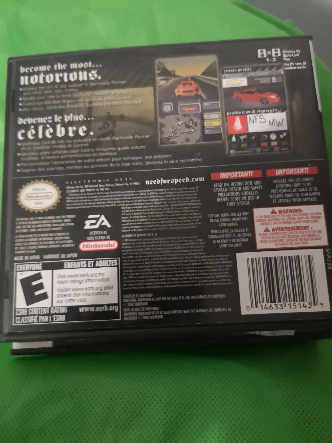 Need for Speed Most Wanted Nintendo DS Game image indicator(2)