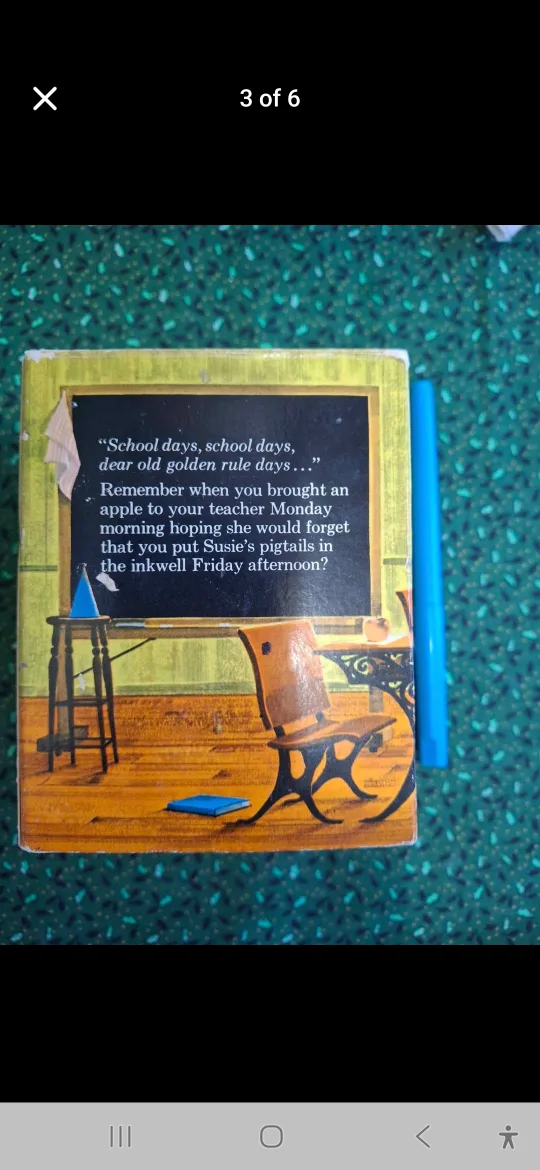 Vintage Avon Charisma Cologne School Desk Decanter image indicator(3)