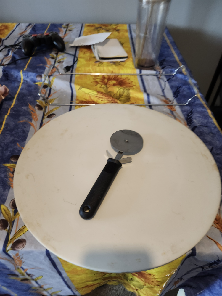 Pizza Stone with Cutter - photo 2