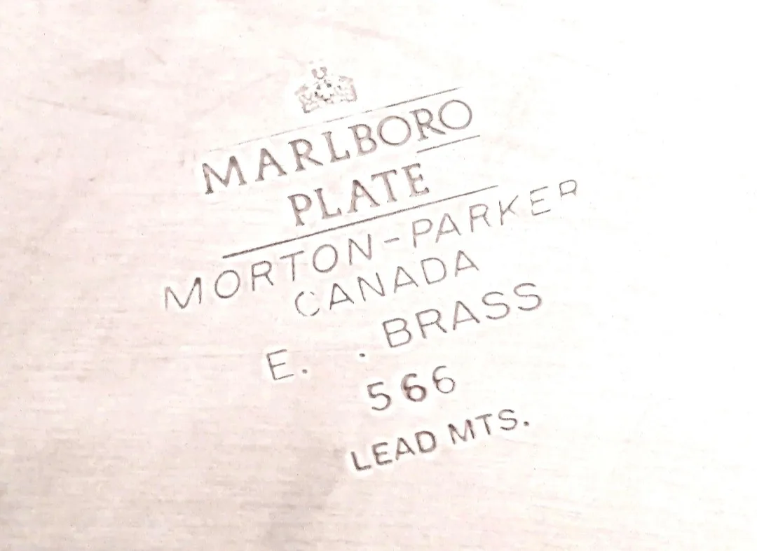 Silver Plated Serving Dish ~ Marlboro Plate image indicator(10)