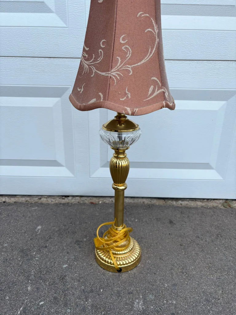 Vintage Gold Accent Lamp thumbnail