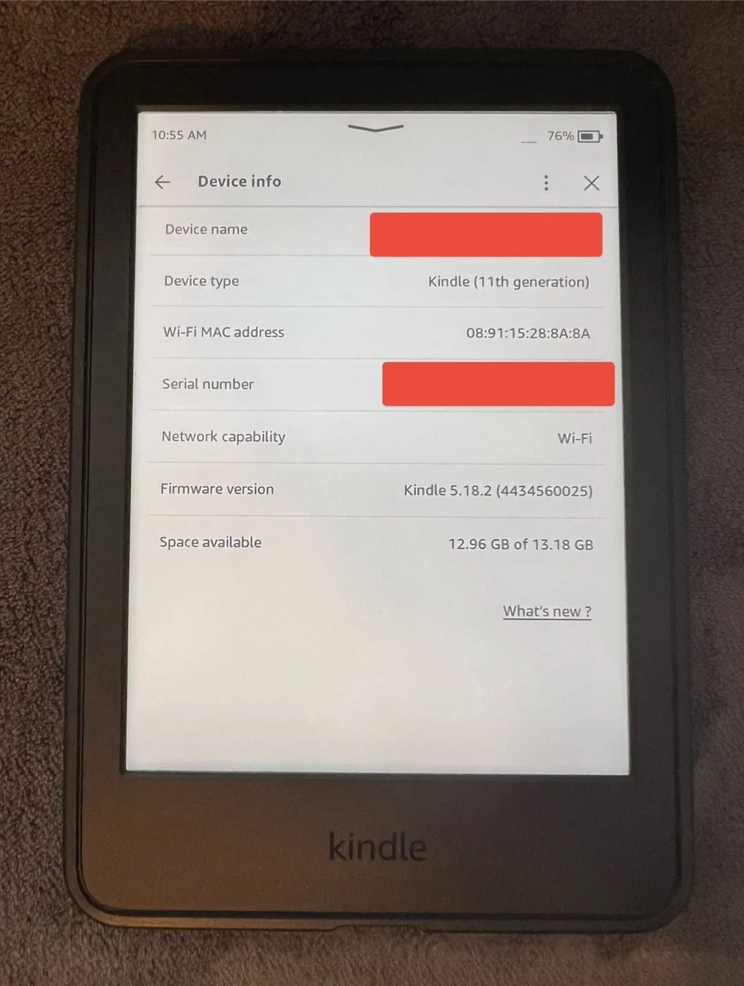 Kindle (11th Generation) E-reader image indicator(3)