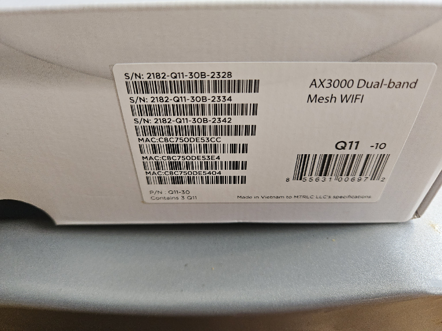 Motorola Q11 Mesh WiFi 6 System (3-pack) - photo 4