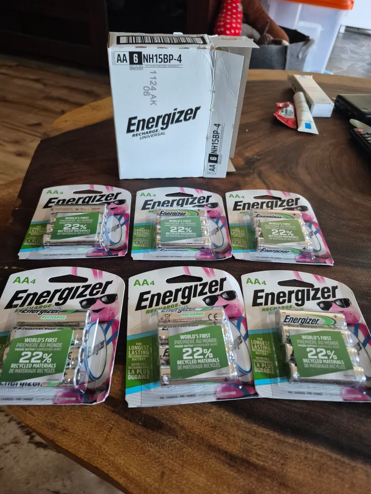 Energizer Recharge AA Batteries - New thumbnail