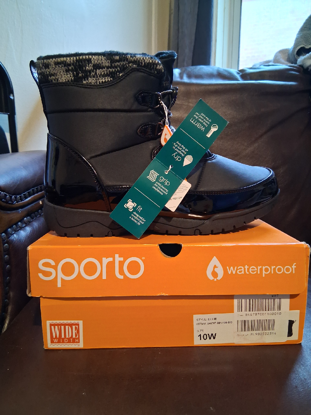 Sporto Ellie Waterproof Winter Boots - Women's Size 10W