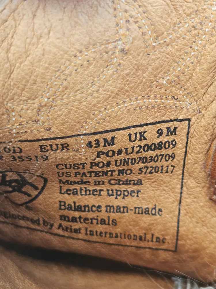 Ariat Brown Leather Cowboy Boots - Size 9M image indicator(4)