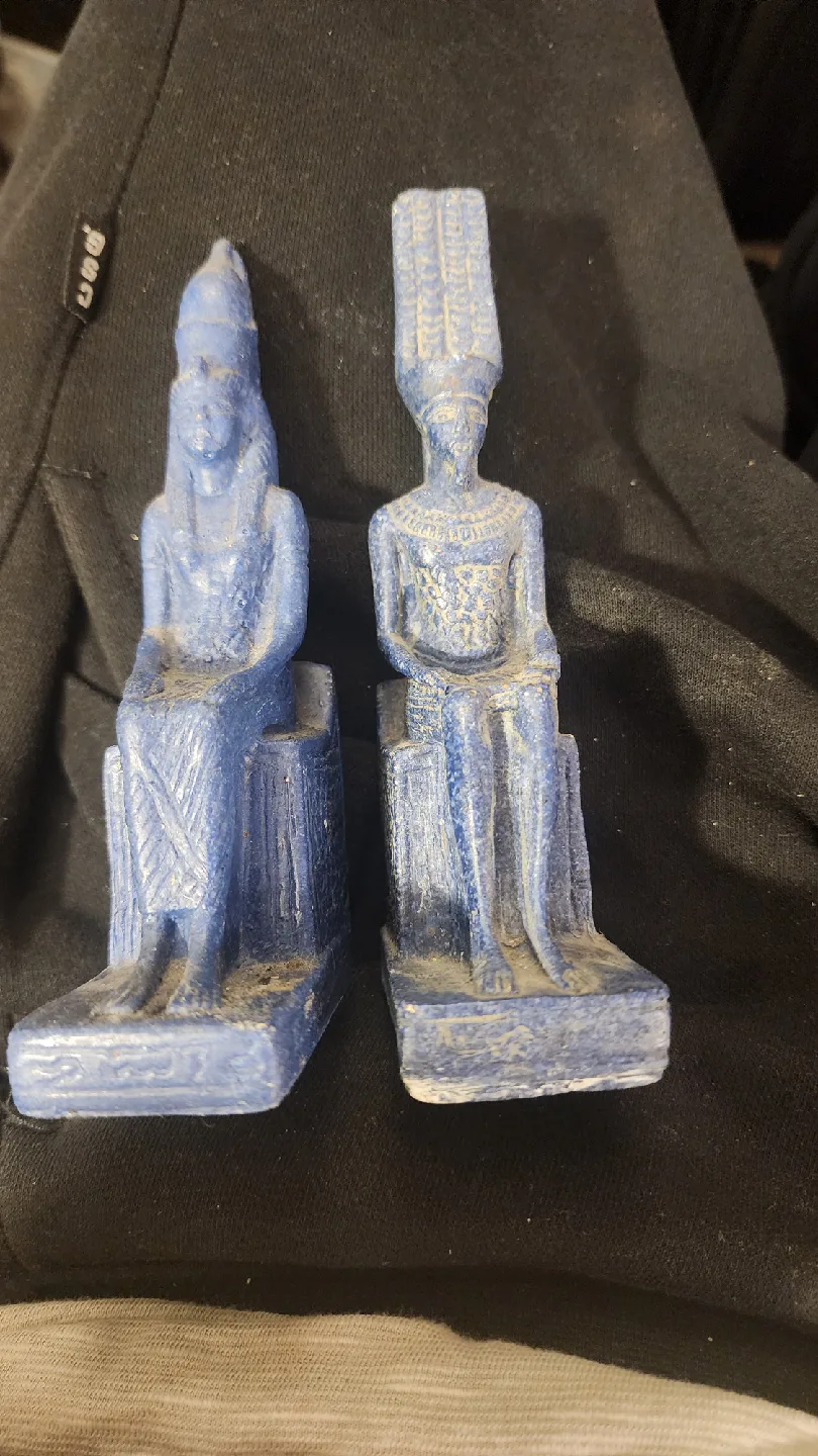 Egyptian Statues - Set of 2 thumbnail
