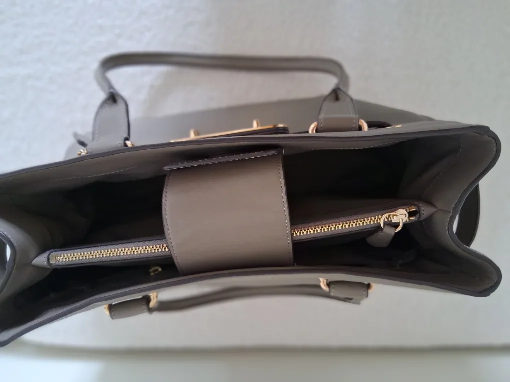 Coach Leather Handbag - Grey image indicator(5)