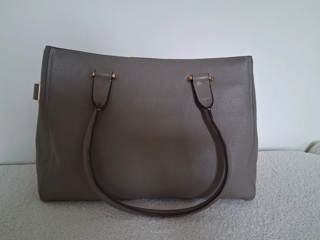 Coach Leather Handbag - Grey image indicator(7)