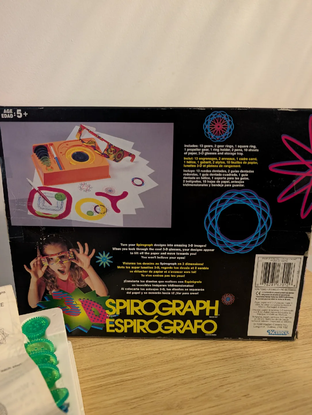 Vintage Spirograph Drawing Toy Set image indicator(4)