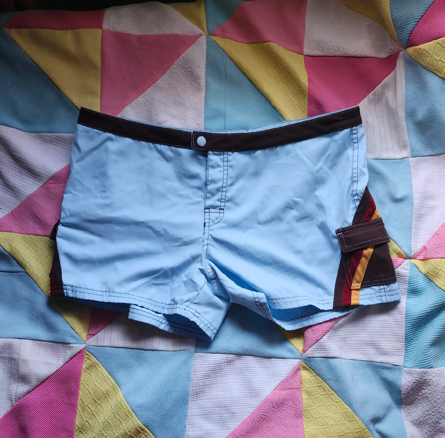 blue and brown billabong board shorts thumbnail