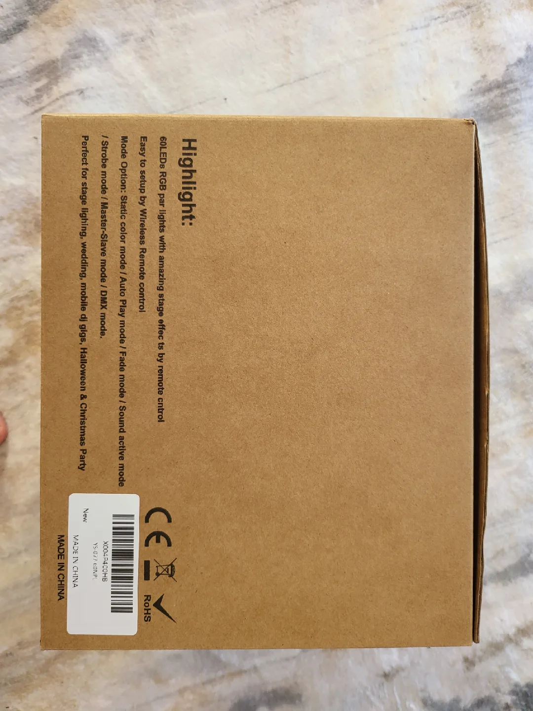 New 60LEDs RGB Par Light 2 Pack image indicator(2)