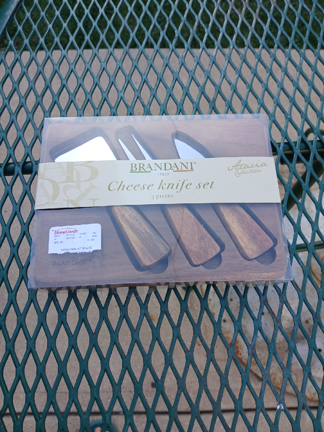 Brandani Italy Acacia Cheese Knife Set - New - photo 2