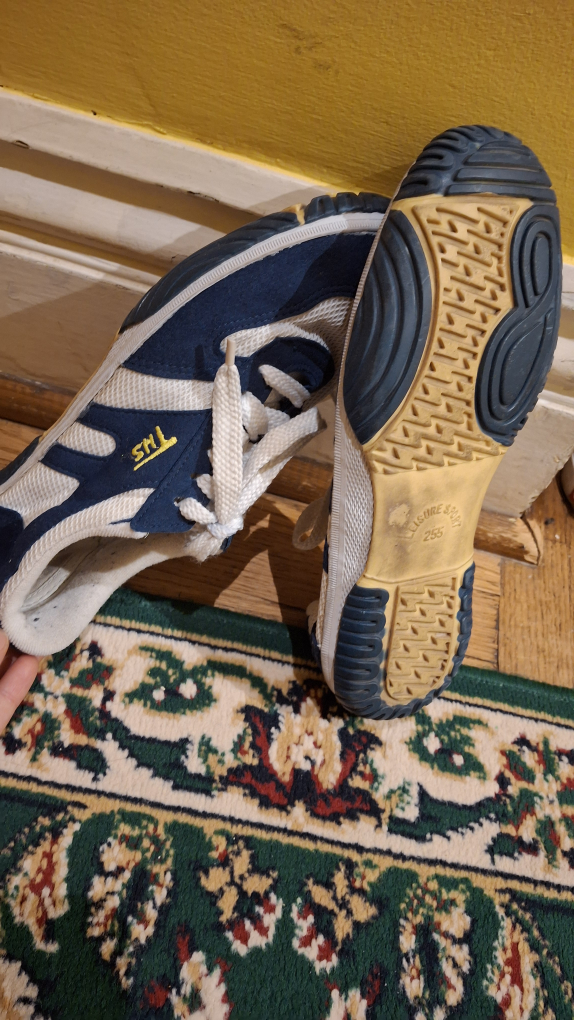 THS Blue & White Sneakers - Size 255 - photo 2