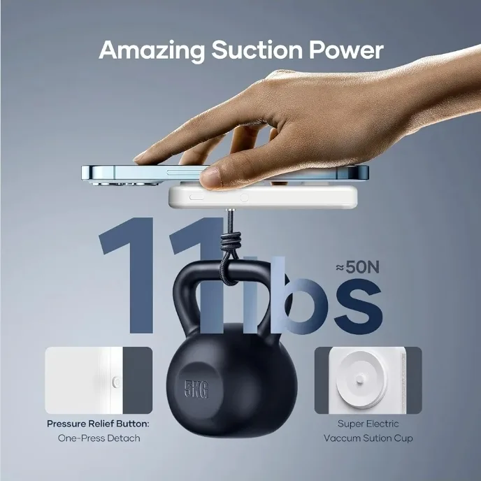 Wireless Portable Charger for Samsung image indicator(5)