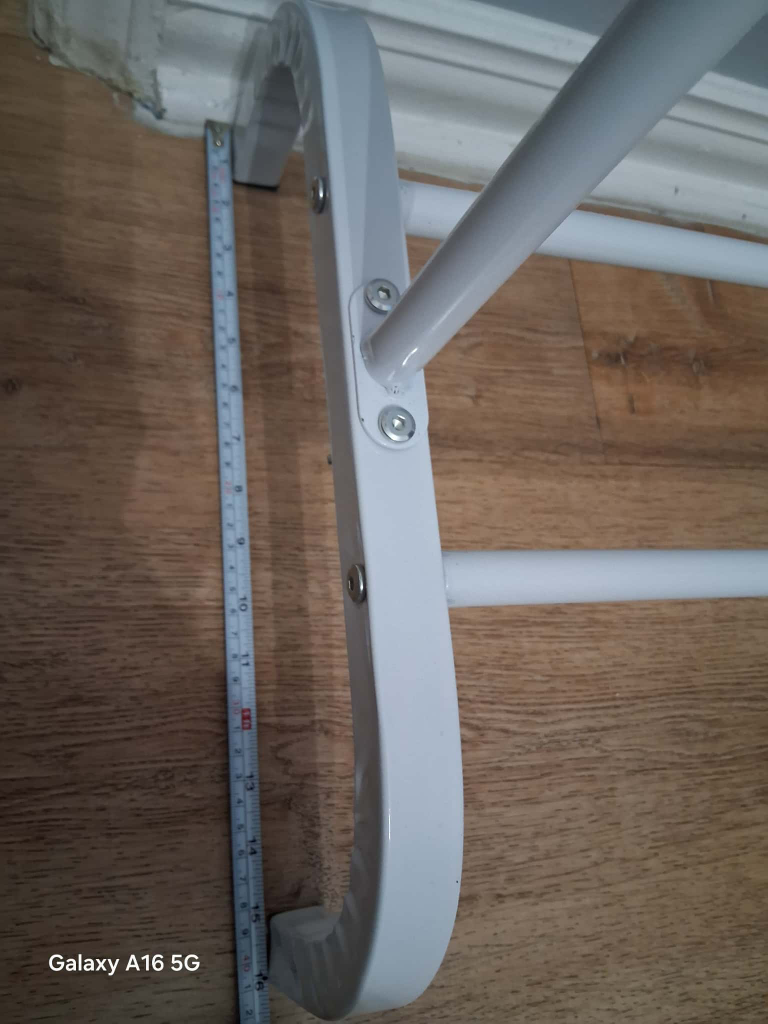 White Metal Clothing Rack - 59" Tall - photo 5