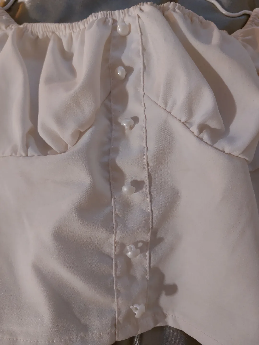 White Long Sleeve Blouse image indicator(3)