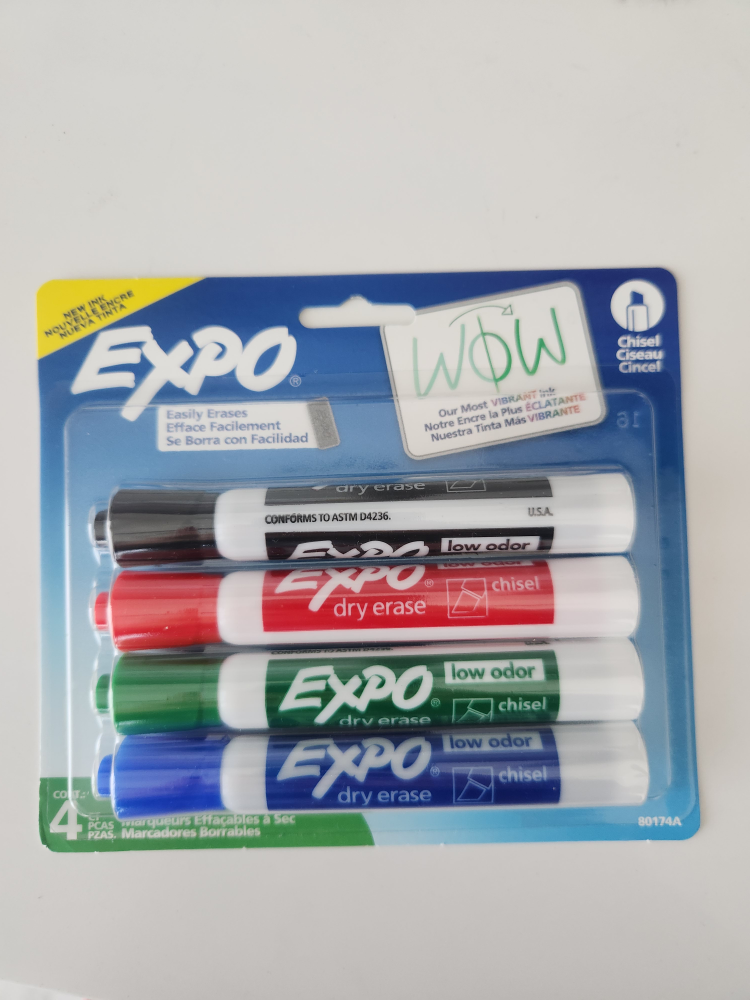 NEW Expo Dry Erase Markers x4 - photo 2