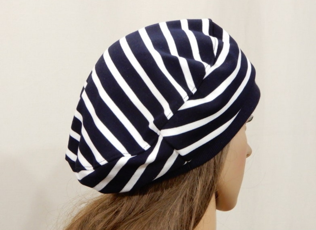 Striped Beret Hat Brand New