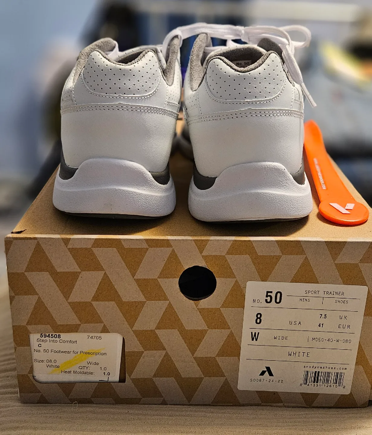 Anodyne No. 50 Sport Trainer Shoes - Size US 8M Wide thumbnail