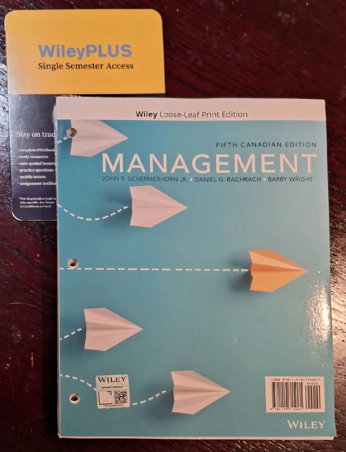Book - Management Textbook - Fifth Canadian Edition thumbnail