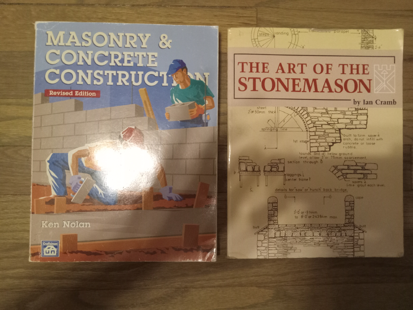 Masonry & Concrete Construction + Stonemason Books
