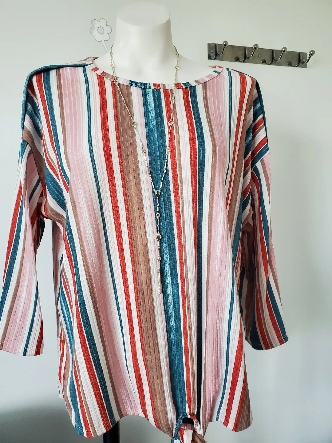 Cure. Striped Blouse - Size XL thumbnail