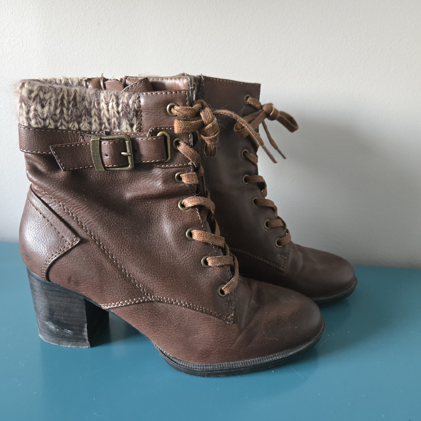 Denver Hayes Brown Ankle Boots - Size 8.5 - photo 2