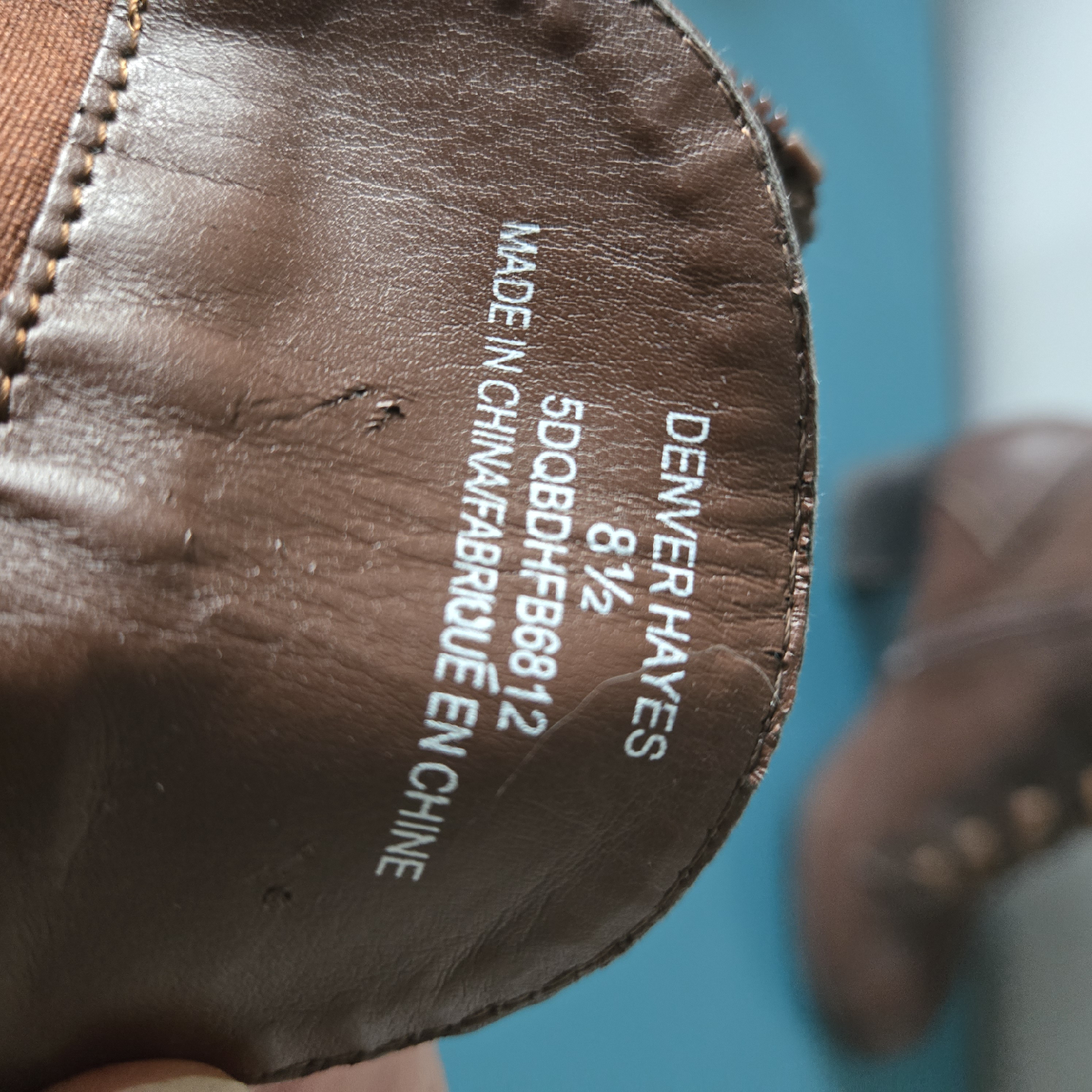 Denver Hayes Brown Ankle Boots - Size 8.5 - photo 4