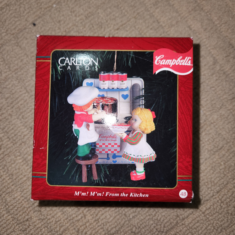 Campbell's M'm! M'm! From the Kitchen Ornament Carlton Cards
