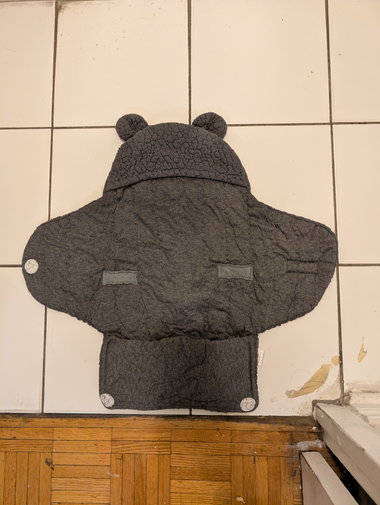 Blue Small Bear Baby Swaddle Blanket - photo 2