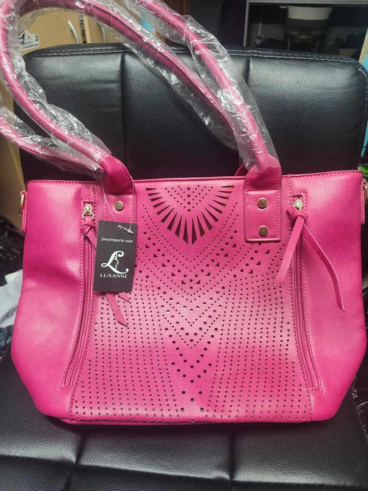 Luxanne Pink Tote Bag thumbnail