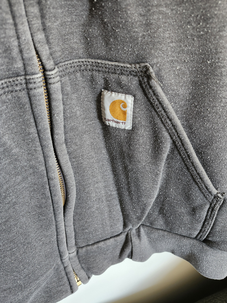 Carhartt Grey Full Zip Hoodie - XL Tall - photo 3