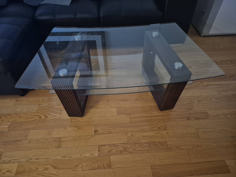 Glass Top Coffee Table