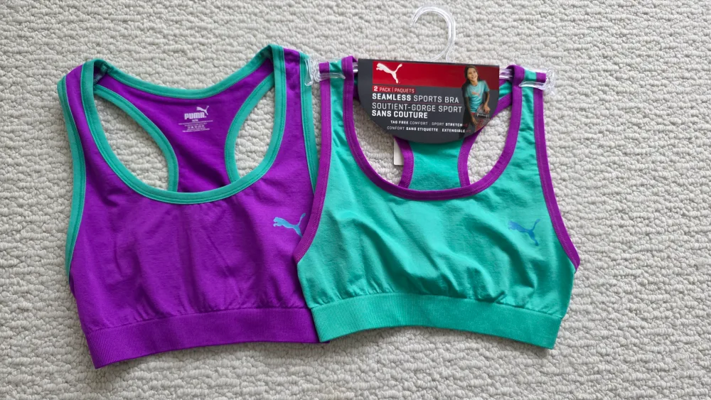 Puma Seamless Sports Bra 2-Pack - Size Medium thumbnail