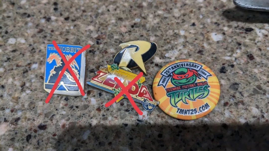 Vintage Enamel Pins and Button thumbnail