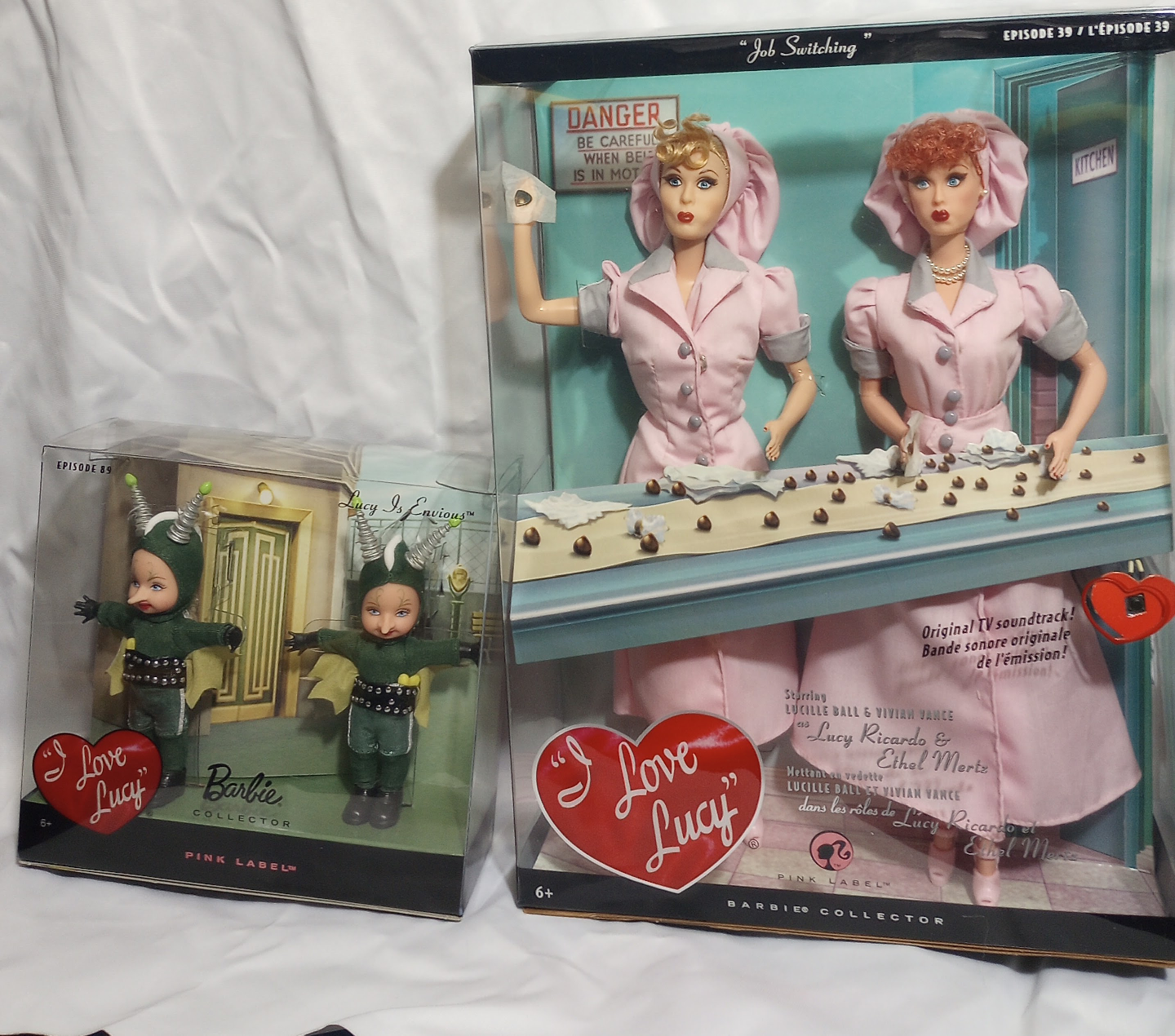 Barbie I Love Lucy Dolls: Job Switching & Lucy Is Envious