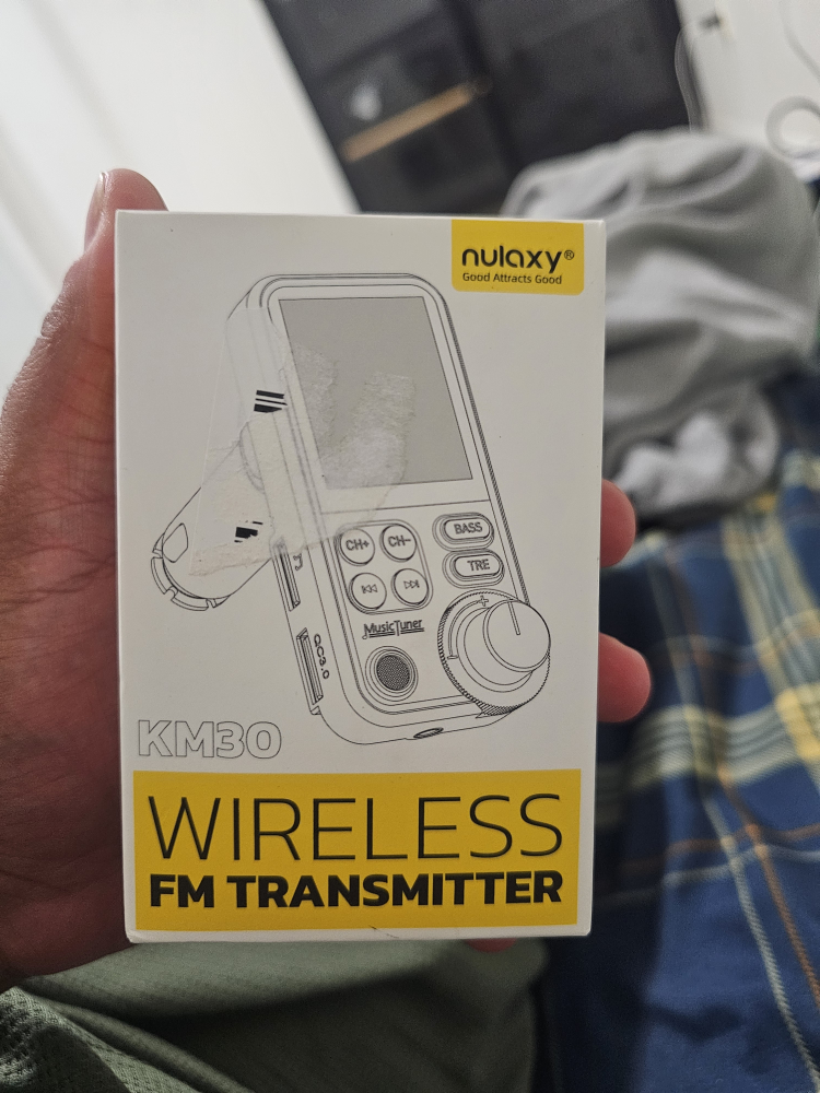 Nulaxy KM30 Wireless FM Transmitter - New in Box!