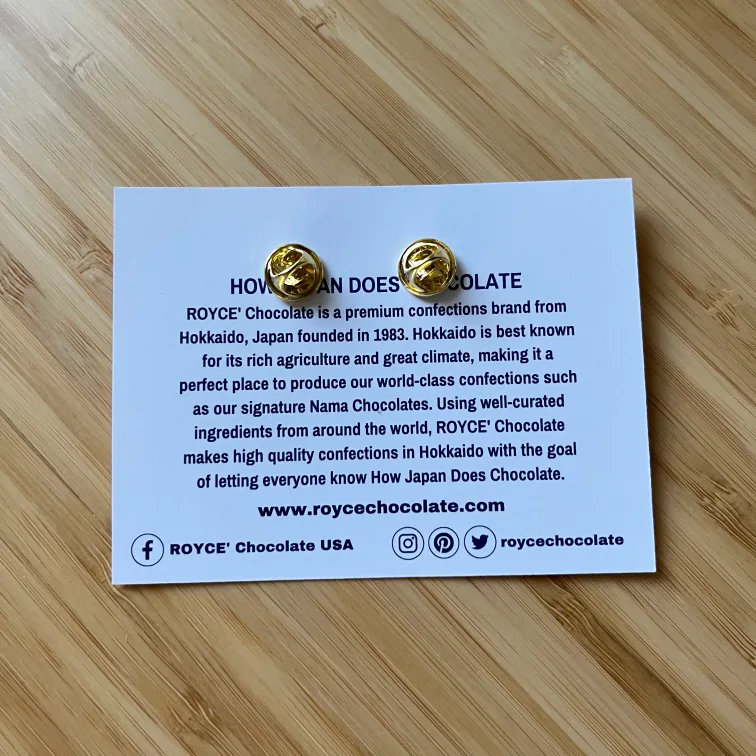 Collectable Royce' Chocolate Gold Pin 🥕 image indicator(2)